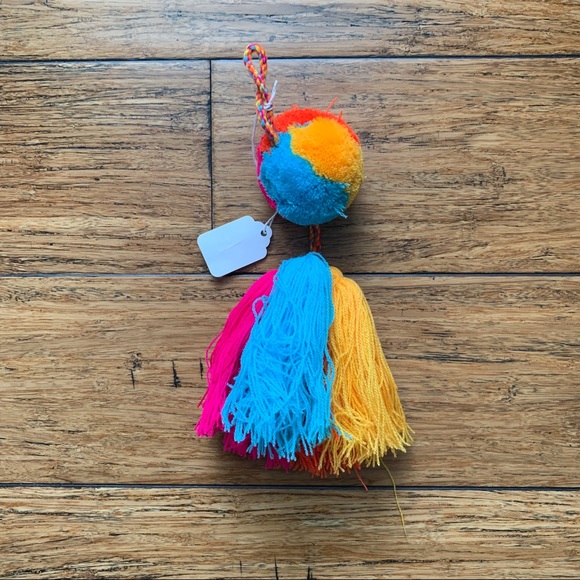 Other - Bright Color PomPom Tassel